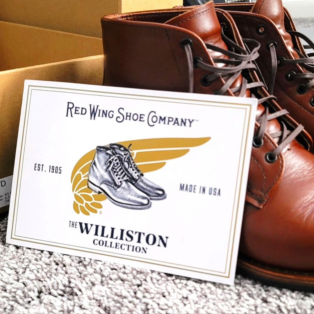 Red Wing Williston 9435 Teak Featherstone Boots Size 10.5 D